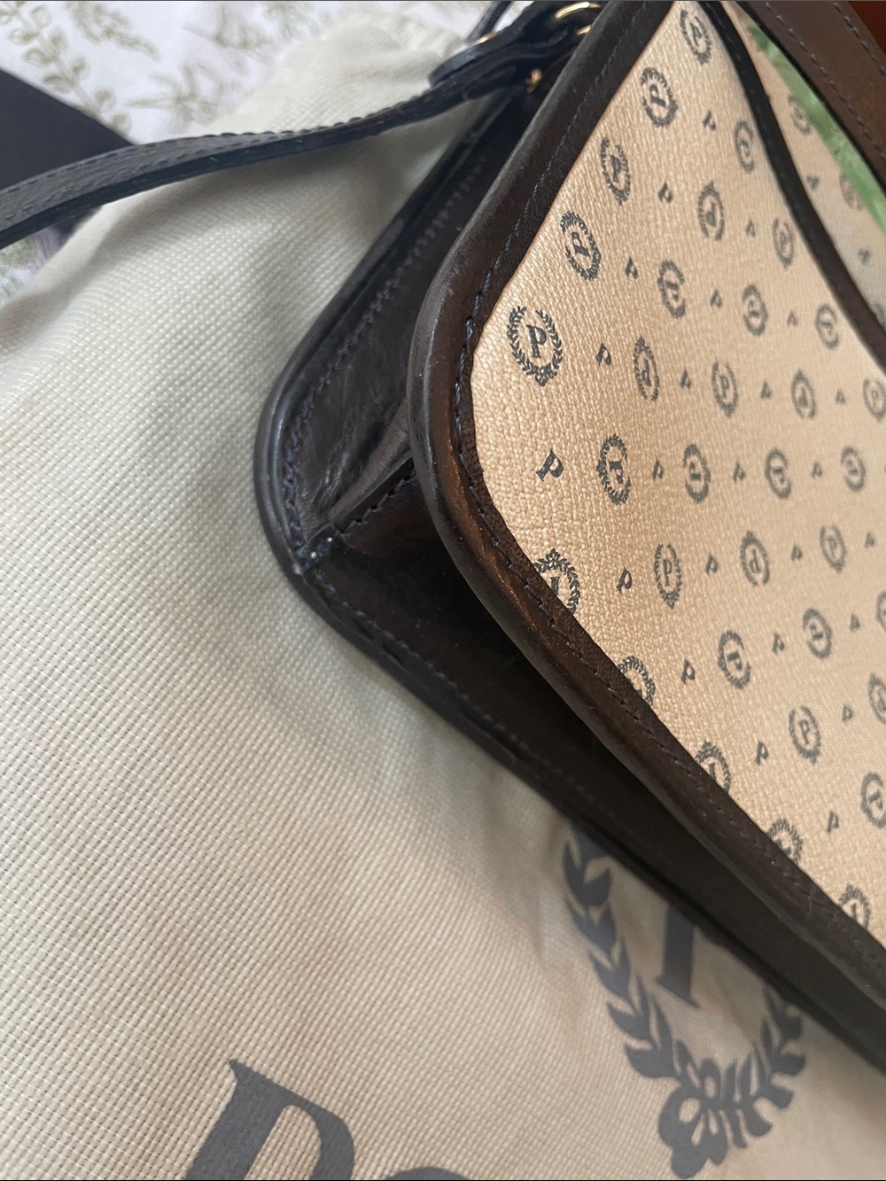 Pollini Monogram Print Shoulder/Crossbody Bag ๐ฎ๐น Made in Italy - Picture 6 of 16